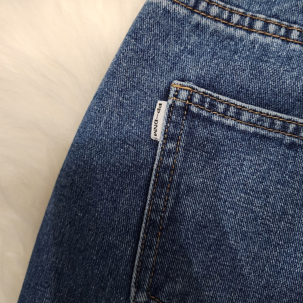​Princess Polly Wide Leg Jeans Blue Wash PP-DNM High Rise Size 4 / 36 - Picture 8 of 8
